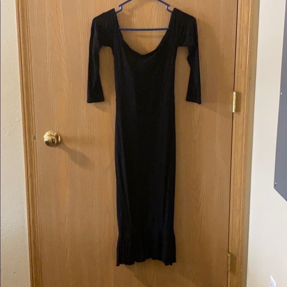 Midi off the shoulder dress